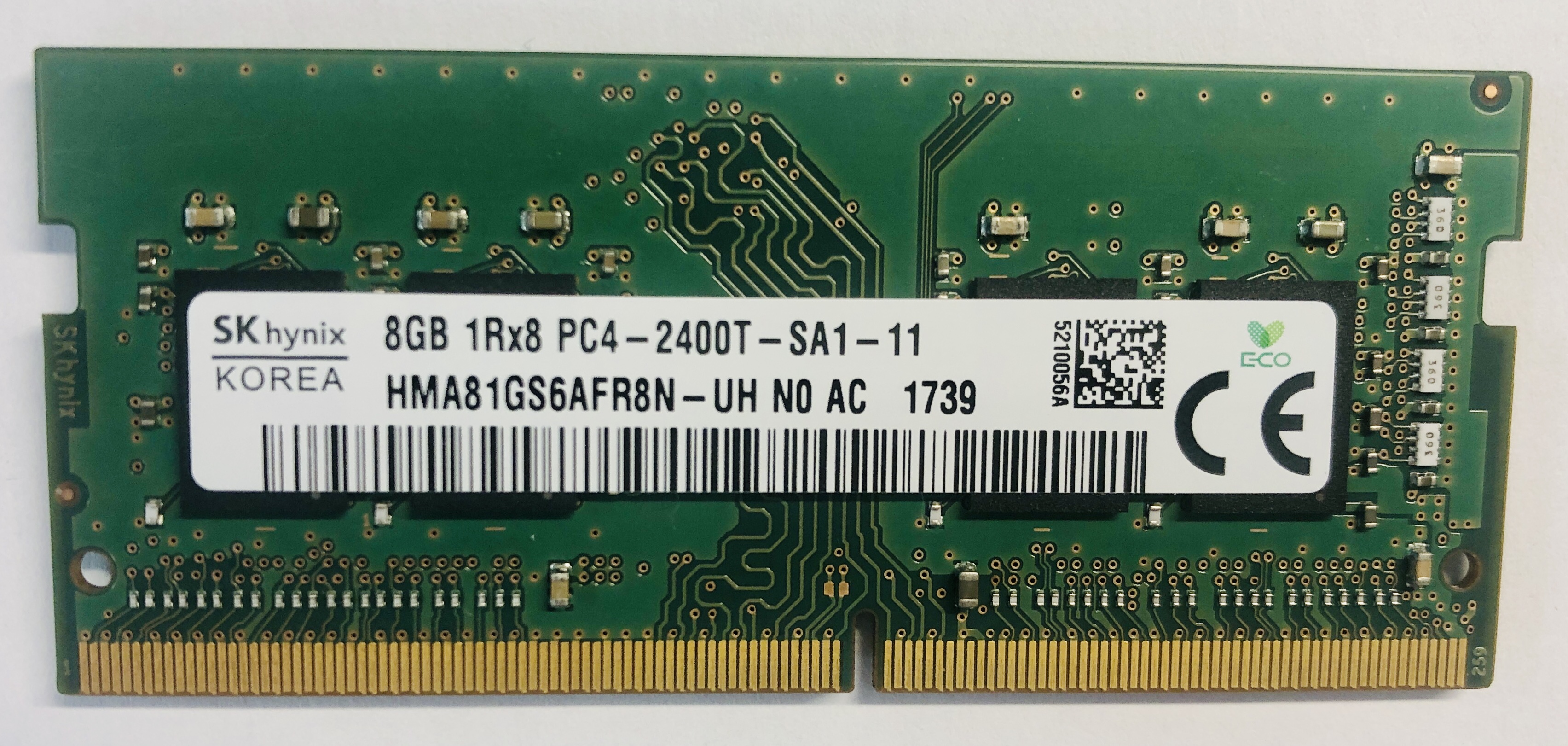 SK Hyniz DDR4 RAM SO DIMM 8GB 1Rx8 2400 MHz / PC4 19200 *gebraucht*