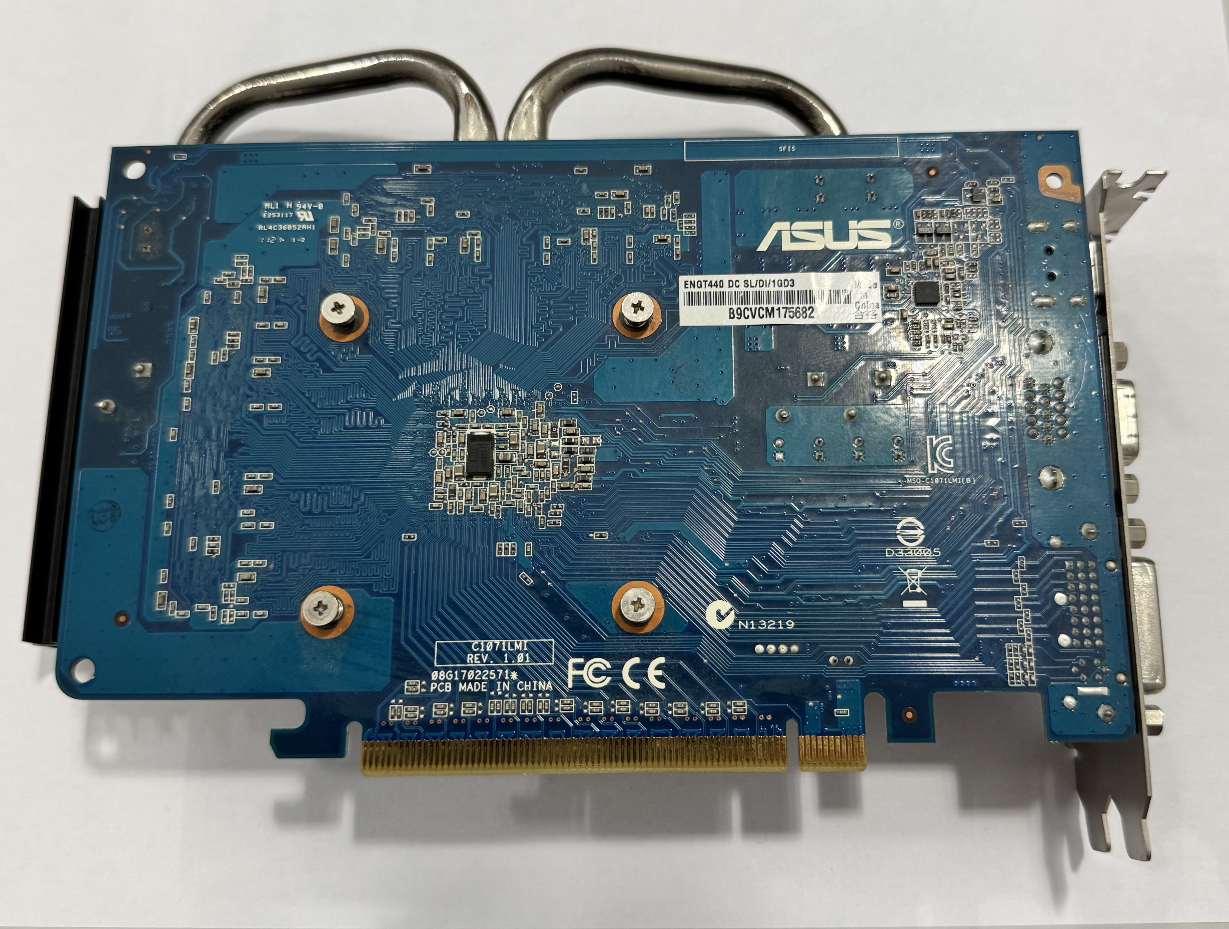 ASUS ENGT440 DC SL/DI/1GD3 Grafikkarte NVIDIA GeForce GT 440 1 GB GDDR3