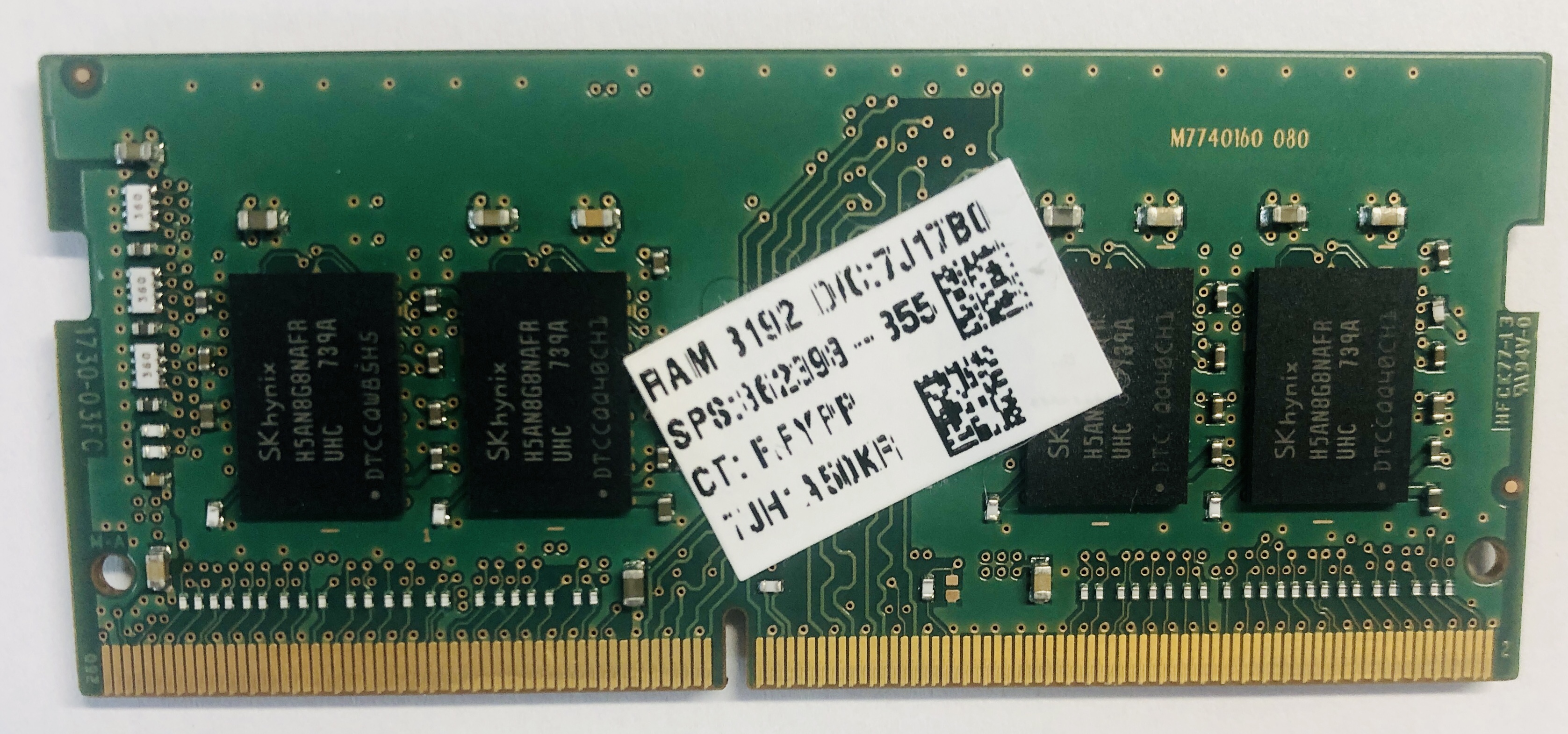 SK Hyniz DDR4 RAM SO DIMM 8GB 1Rx8 2400 MHz / PC4 19200 *gebraucht*