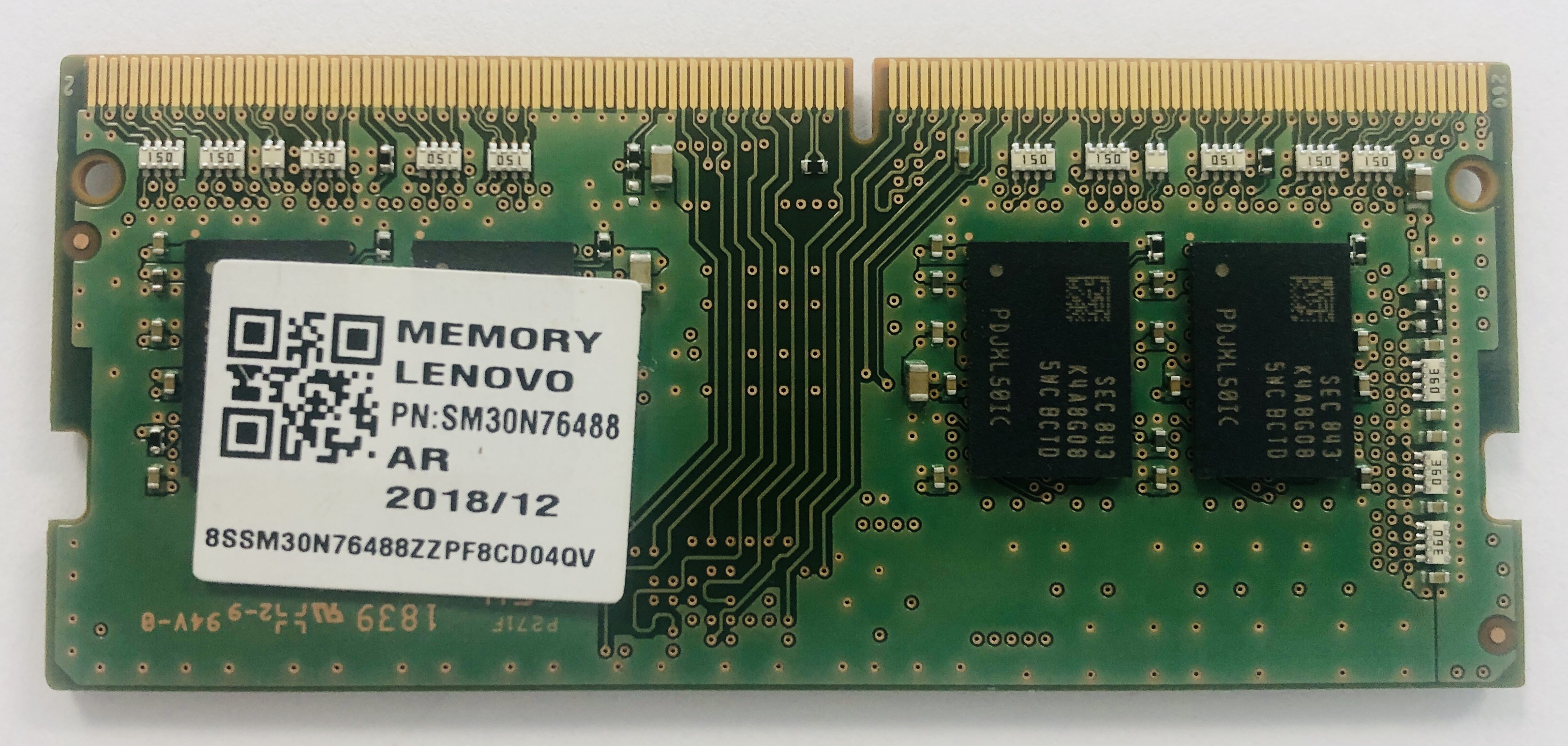 Samsung 8GB DDR4 2666 MHz RAM SO DIMM 260PIN / PC4 21300 1Rx8 *gebraucht*