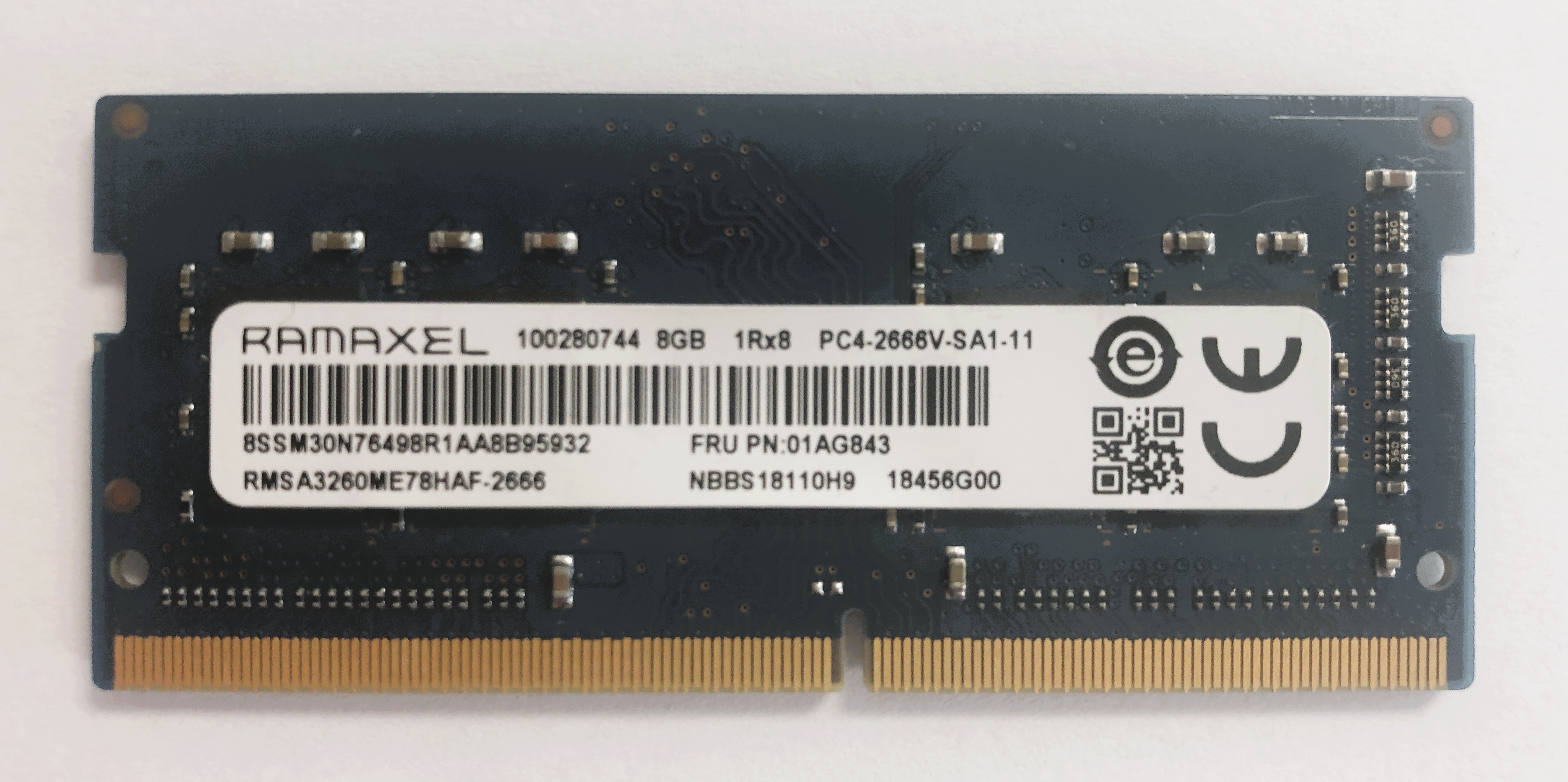 Ramaxel 8GB DDR4 RAM SO DIMM 260PIN / PC4 21300 1Rx8 *gebraucht*
